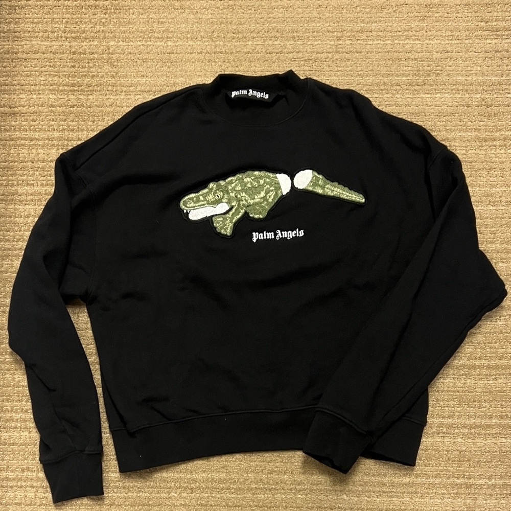 Palm Angels Crocodile Sweatshirt
